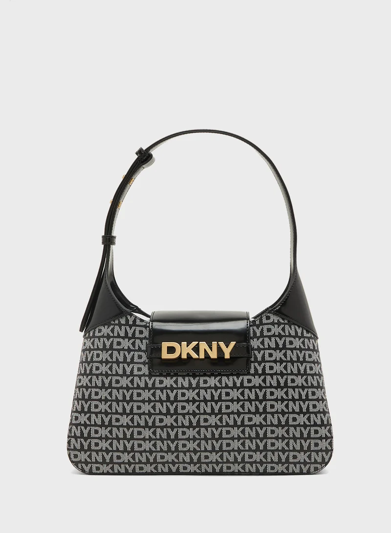 DKNY Logo Avril Shoulder Bag