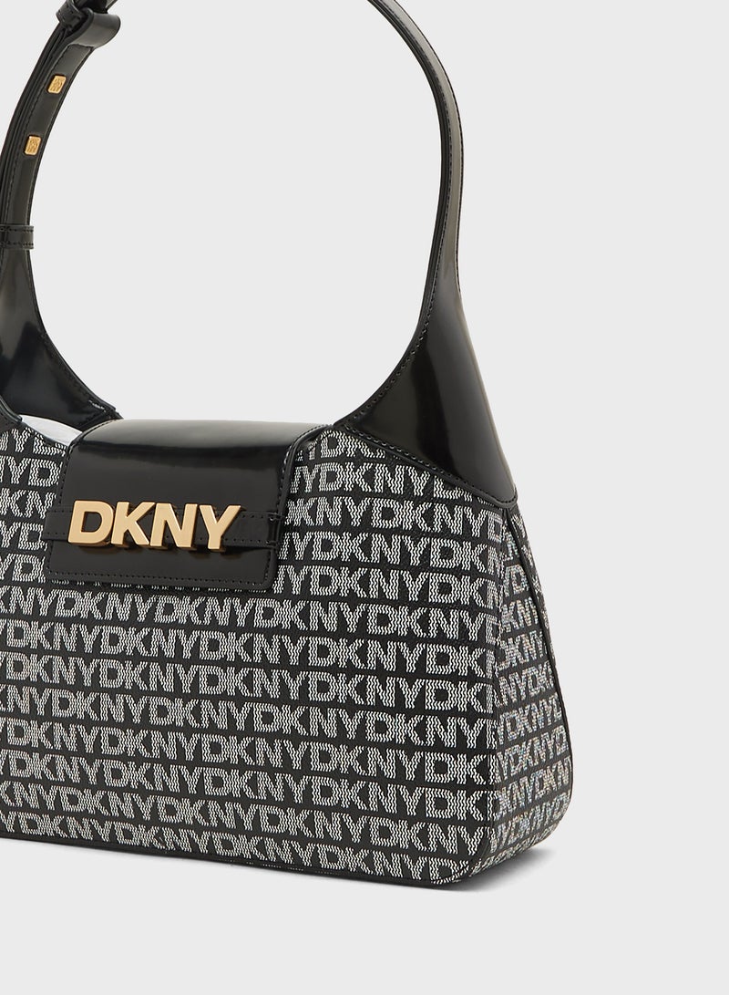 DKNY Logo Avril Shoulder Bag - Image 4