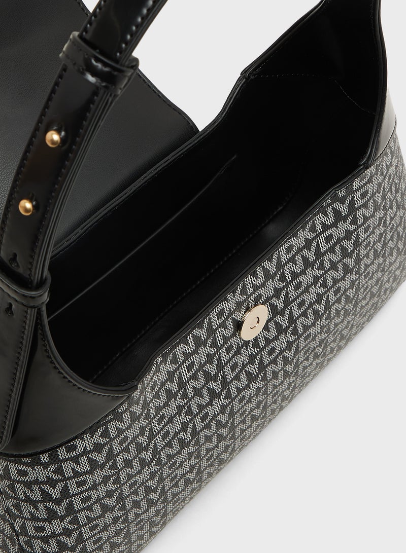 DKNY Logo Avril Shoulder Bag - Image 5
