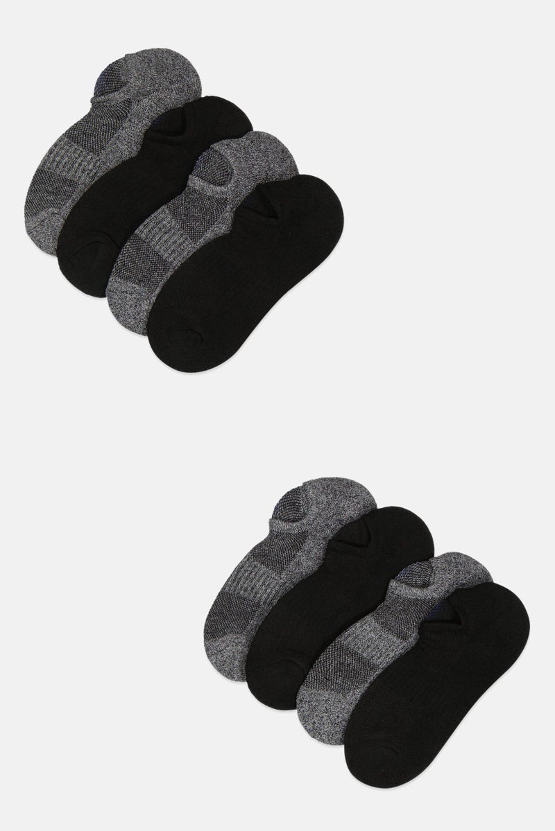 Ben Sherman Men 8 Pairs Brand Logo No Show Cut Socks, Multicolor  - Image 1