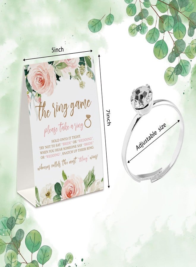 Xenseou Don't Say Bridal Games, Put A Ring On It Bridal Shower Games,50 Metal rings, Bridal Shower Decorations, Bachelorette Party Games, Wedding Shower Supplies-DSB01 - Image 4
