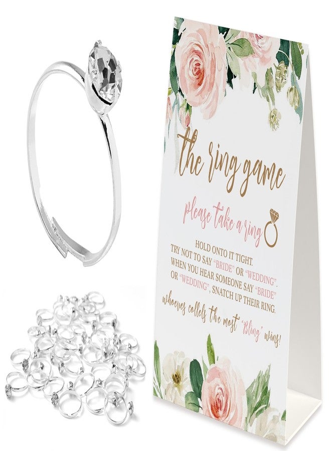 Xenseou Don't Say Bridal Games, Put A Ring On It Bridal Shower Games,50 Metal rings, Bridal Shower Decorations, Bachelorette Party Games, Wedding Shower Supplies-DSB01 - Image 2