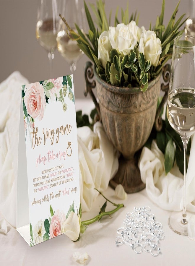 Xenseou Don't Say Bridal Games, Put A Ring On It Bridal Shower Games,50 Metal rings, Bridal Shower Decorations, Bachelorette Party Games, Wedding Shower Supplies-DSB01 - Image 3