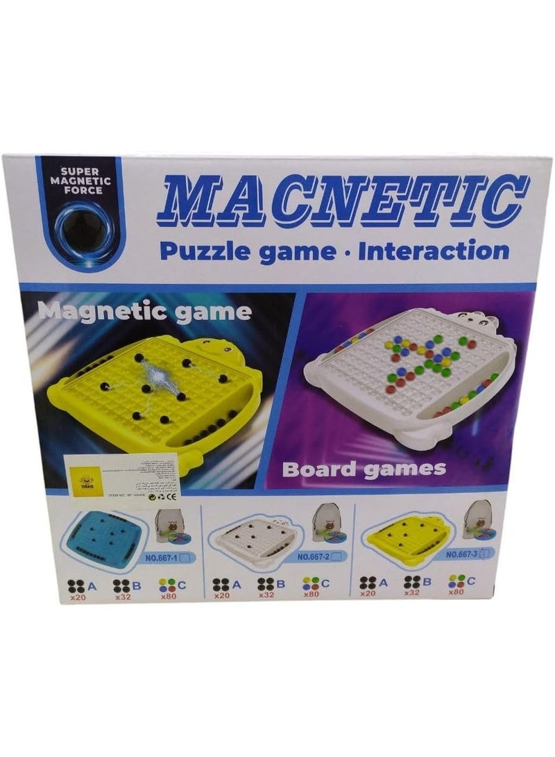 لعبة الألغاز المغناطيسية العائلية ولوحة الأنشطة التفاعلية - Image 3