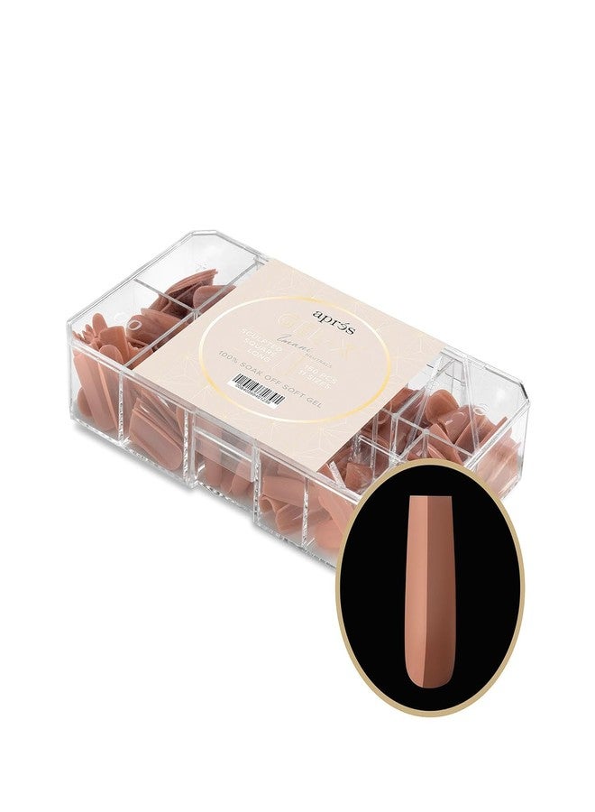 APRÉS Apres Neutrals Gel-X Imani Box Of Nail Tips, 11 Sizes 00-9, Soft Gel Tip Box (150pcs) (Sculpted Square Long, 150) - Image 2