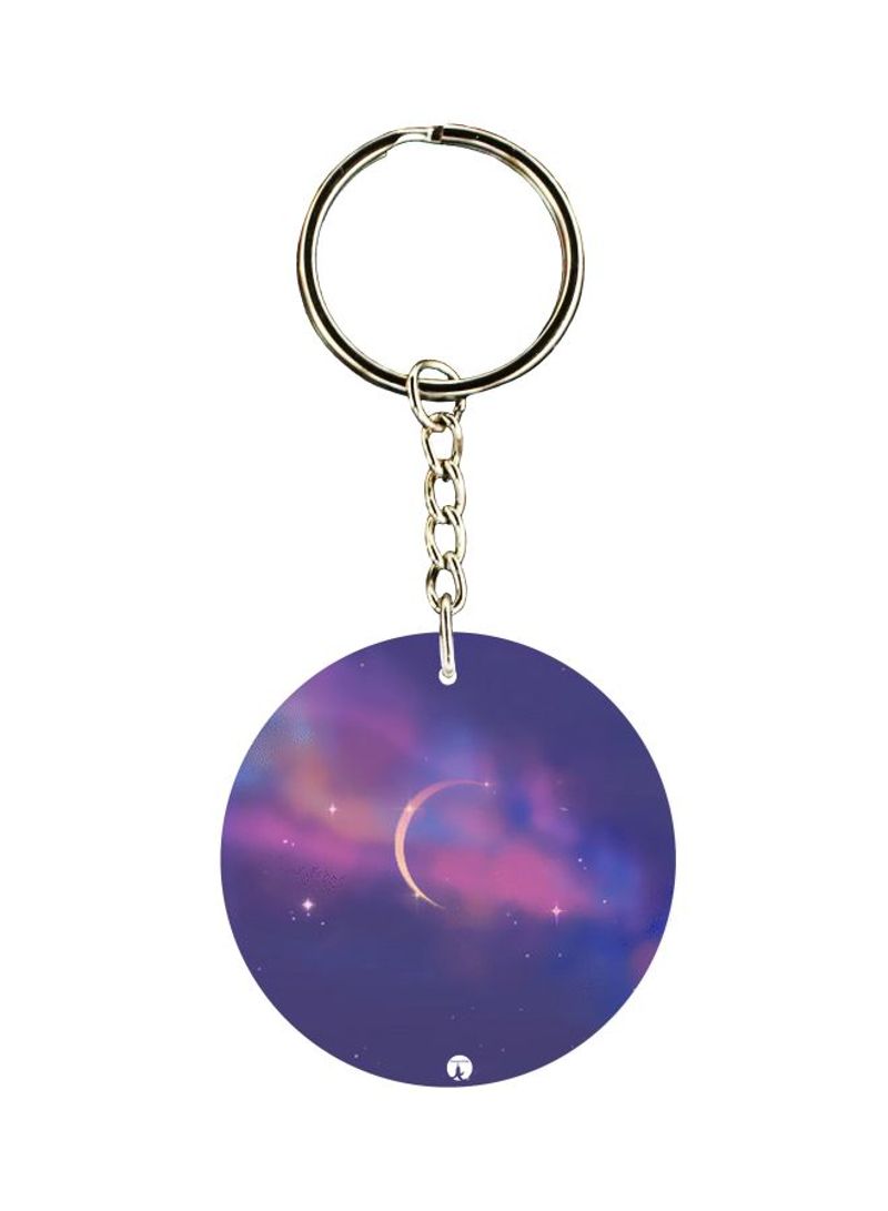 RKN Night Sky Printed Dual Sided Keychain
