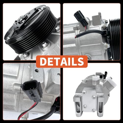 COOLIGO CO11319C AC Compressor with A/C Clutch CO11319C Replacement for Nissan Maxima Murano 2009-2014 Quest 2011-2015 Pathfinder 2013-2014 3.5L，926001JA0A 926001JA1A - Image 3