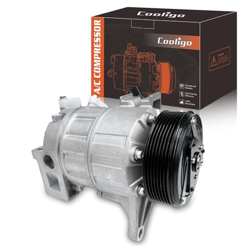 COOLIGO CO11319C AC Compressor with A/C Clutch CO11319C Replacement for Nissan Maxima Murano 2009-2014 Quest 2011-2015 Pathfinder 2013-2014 3.5L，926001JA0A 926001JA1A - Image 1