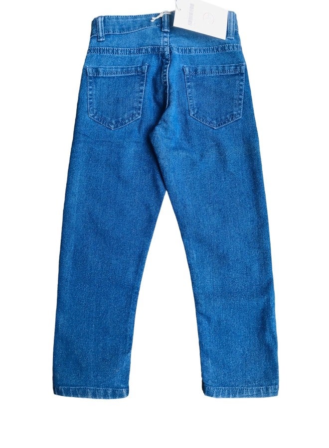 Oner Baby Boys Ethnic wear Jeans Pant DN 013 (6 Months - 12 Months, Black) - Image 2