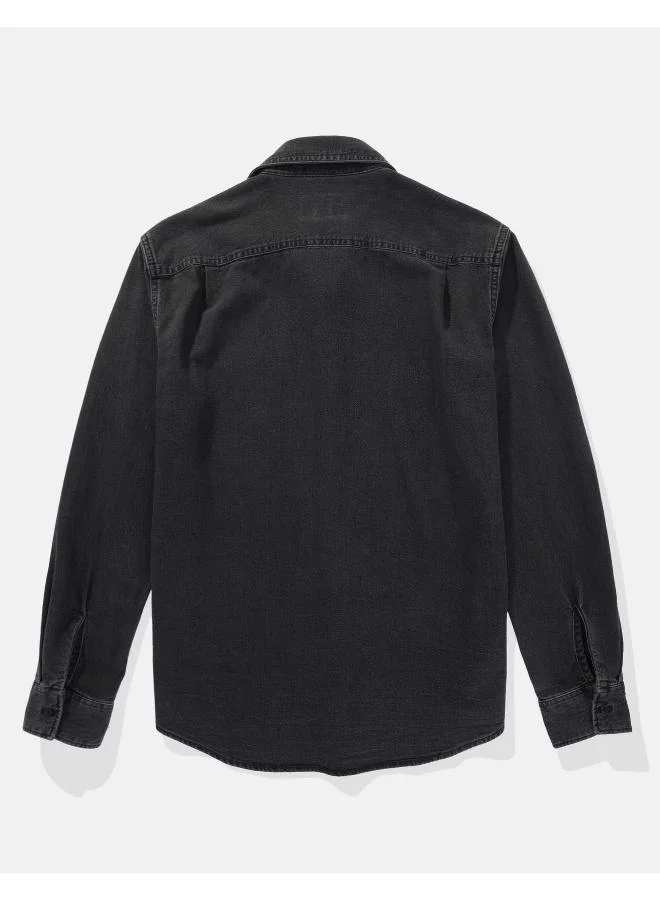 امريكان ايجل AE Oversized Denim Shirt Jacket