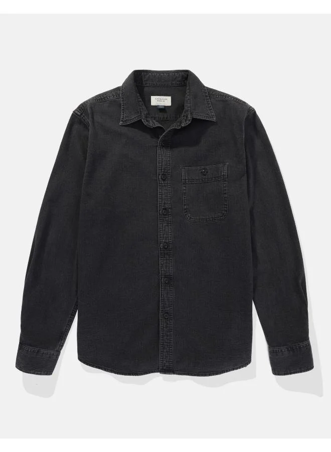 امريكان ايجل AE Oversized Denim Shirt Jacket