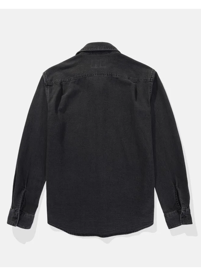 امريكان ايجل AE Oversized Denim Shirt Jacket