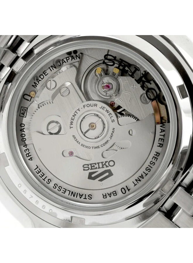 Seiko 5 Sports SKX Series GMT Automatic Men's Watch SBSC021, 42.5 mm Black Dial, Stainless Steel Bracelet, 100M WR - Image 5