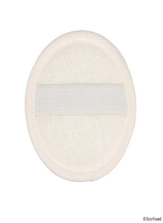 ECO-FUSED Loofah Pads (Pack of 5) - Exfoliating Scrubbing Sponges - Natural Luffa Material - Essential Skin Care Product - for Shower/Bath - Fibrous Texture - Perfect for Face/Body Wash - Wet It and Apply Soap - Image 3