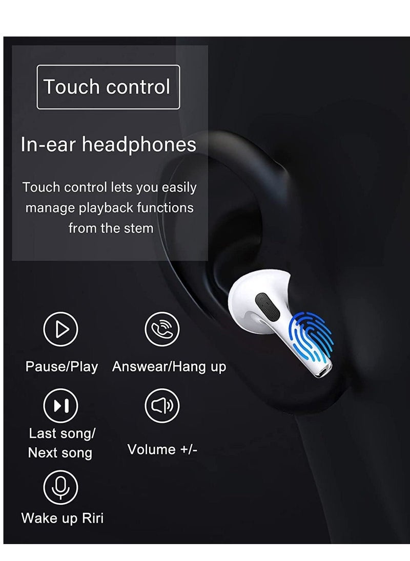 Gravity Wireless Earbuds Bluetooth Earbuds 5.2 Headphones,Noise Cancellation Headsets,30H Playtime Pop-ups Auto Pairing in-Ear Hi-Fi Stereo Sound Mic IPX7 Waterproof Headset for iPhone/Samsung/iOS/Android - Image 5