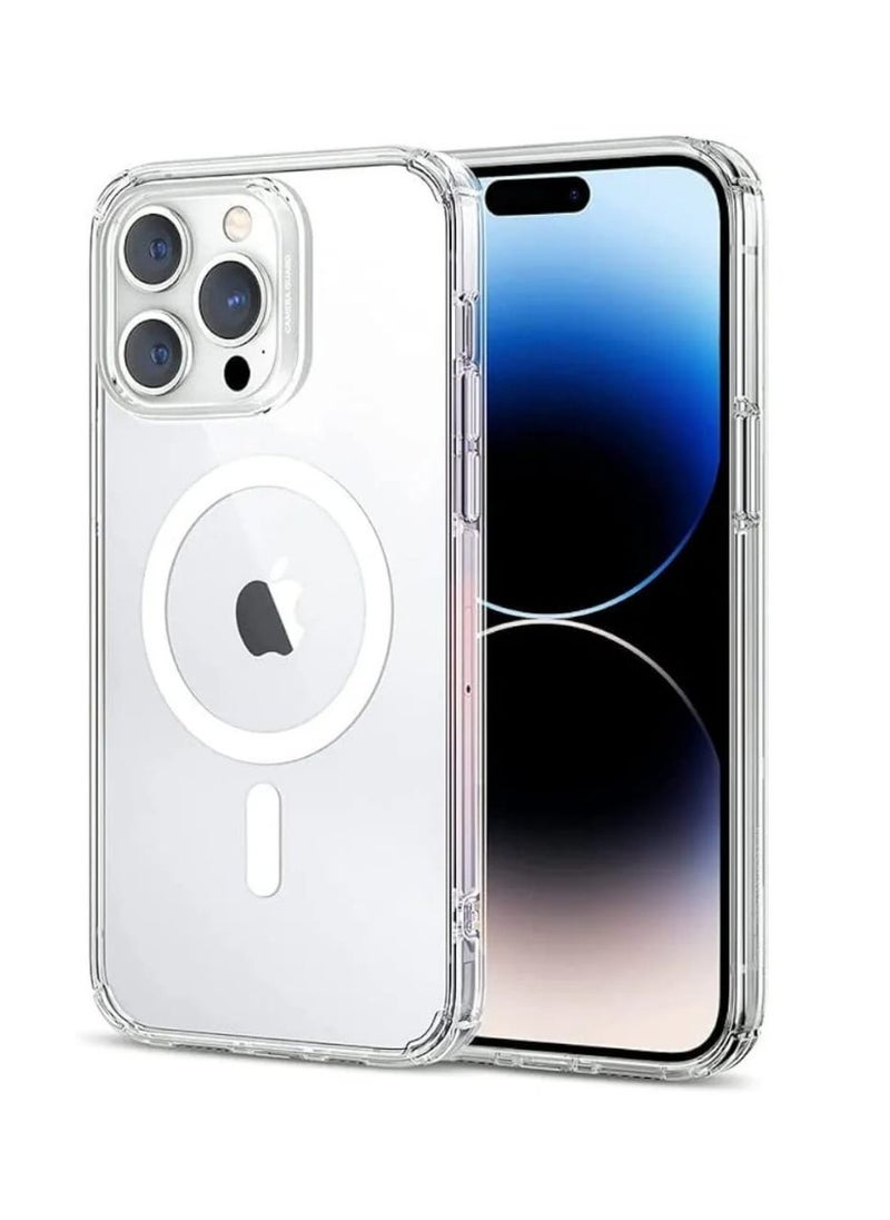 traditious MagSafe Case Compatible with iPhone 13 Pro 6.1 inch | Hard Crystal Clear Cover Anti-Yellowing  - Image 1