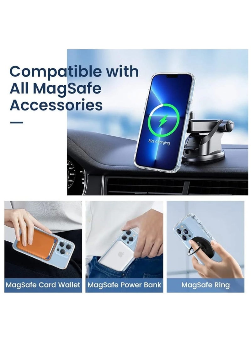 traditious MagSafe Case Compatible with iPhone 13 Pro 6.1 inch | Hard Crystal Clear Cover Anti-Yellowing  - Image 4