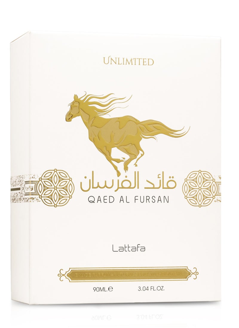 Qaed Al Fursan Unlimited 90 Ml Eau De Parfum White