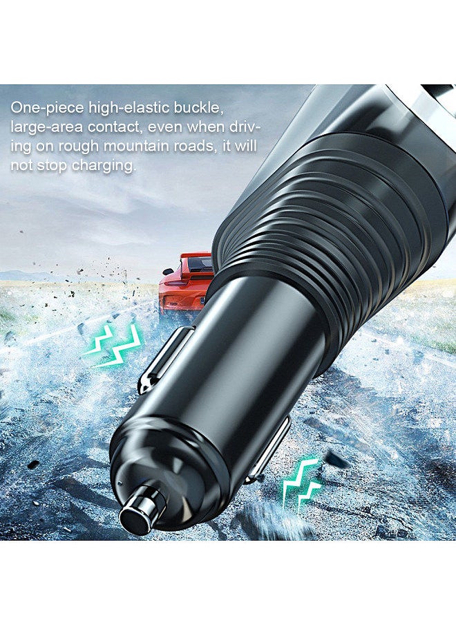 OZIO - OZiO Car Charge Adapter Multifunctional Quick Charge Device with Voltage Display for 12-24V Car Truck SUV RV - Image 1