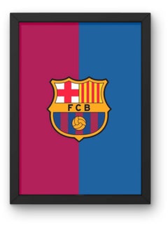 FC Barcelona Black Frame   40X50 