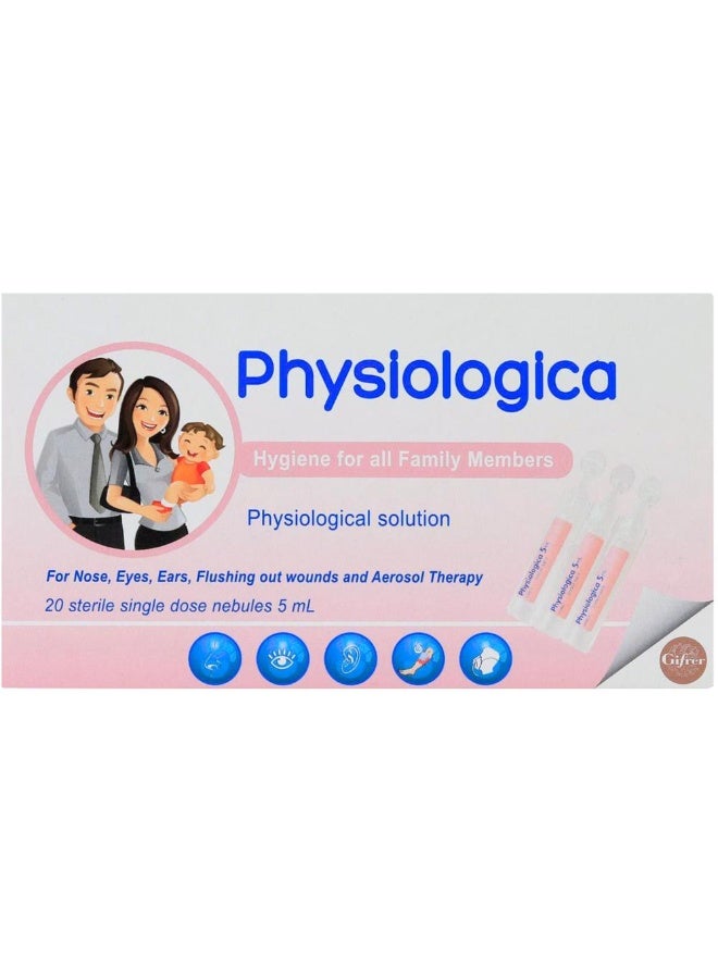 Gifrer Physiologica Nasal & Ophthalmic Solution 5ml Doses 20's - Image 4