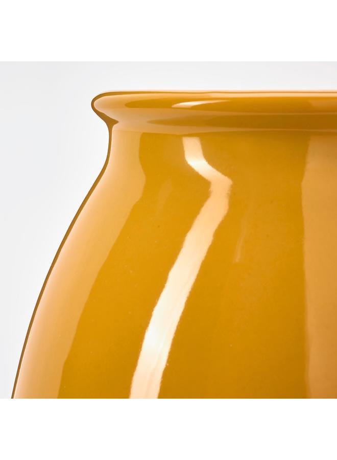 Zaboon Vase, bright yellow, 21 cm - Image 3