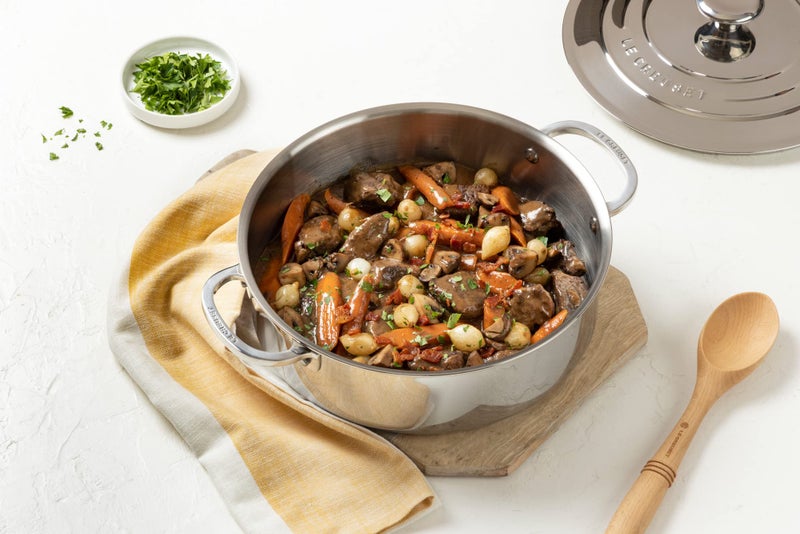 Le Creuset Le Creuset Tri-Ply Stainless Steel Rondeau Pan, 4.5 Quart  - Image 5