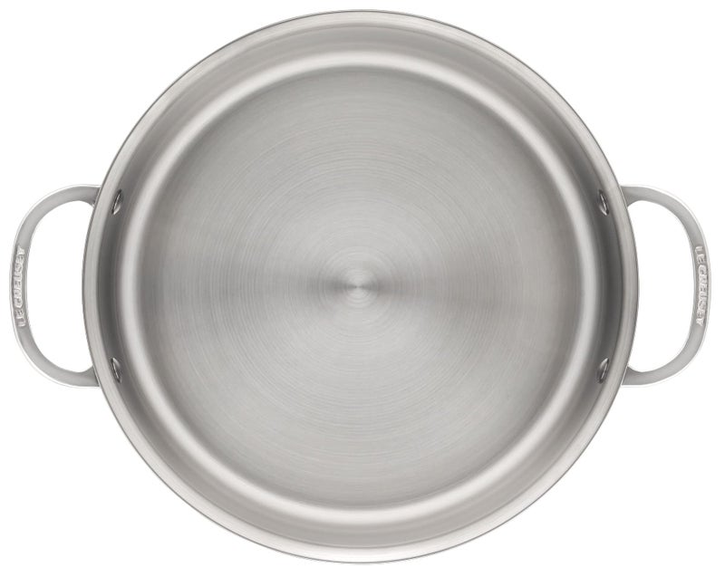 Le Creuset Le Creuset Tri-Ply Stainless Steel Rondeau Pan, 4.5 Quart  - Image 4