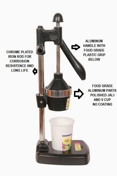 BTC INDIA HPJ Aluminum Hand Press Juicer ,Made in India - Image 5