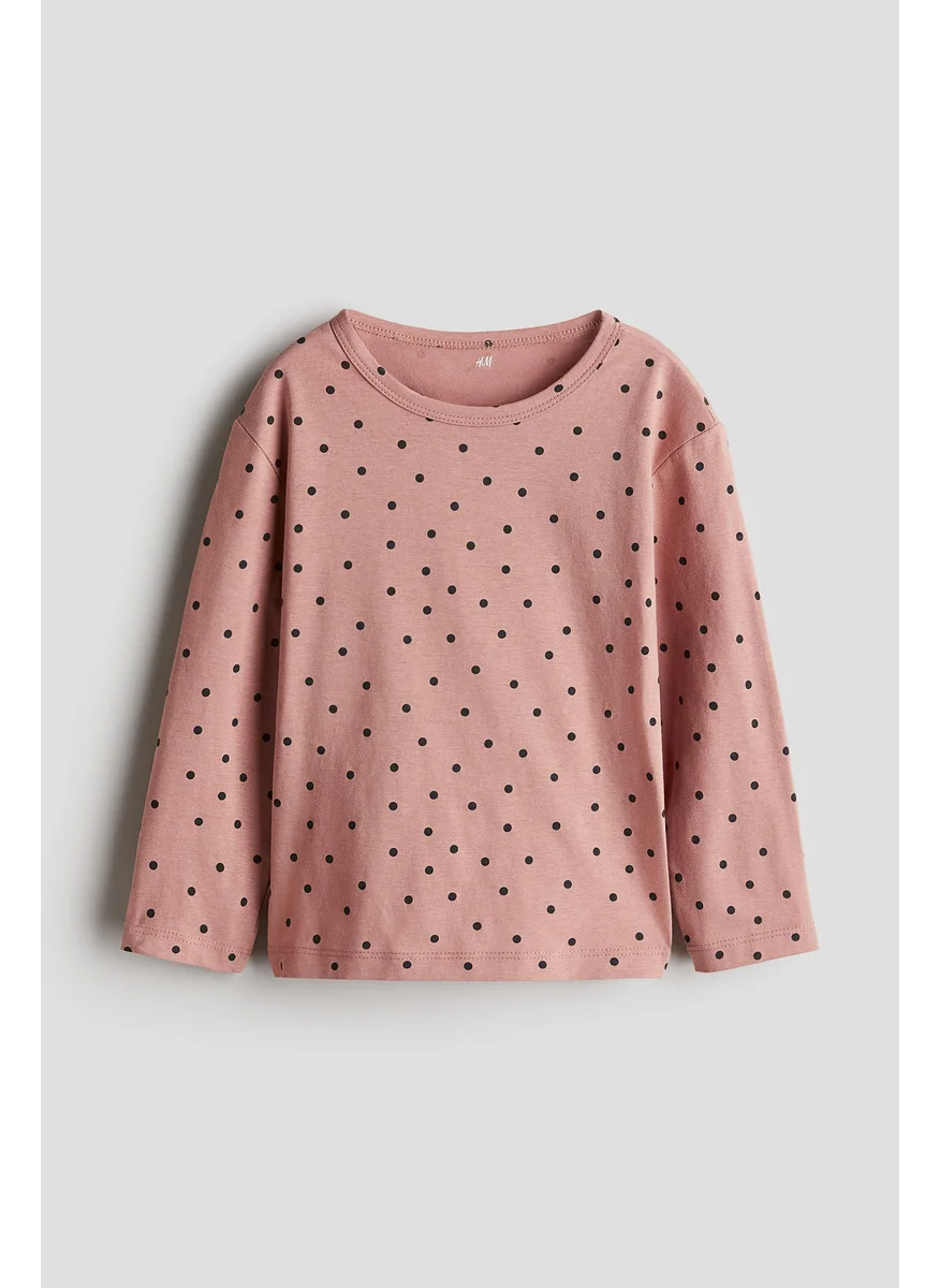 H&M Printed Cotton Top