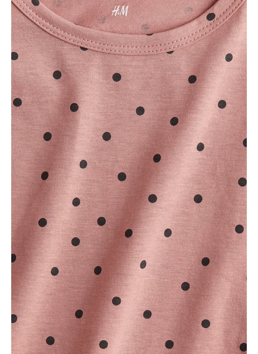 H&M Printed Cotton Top