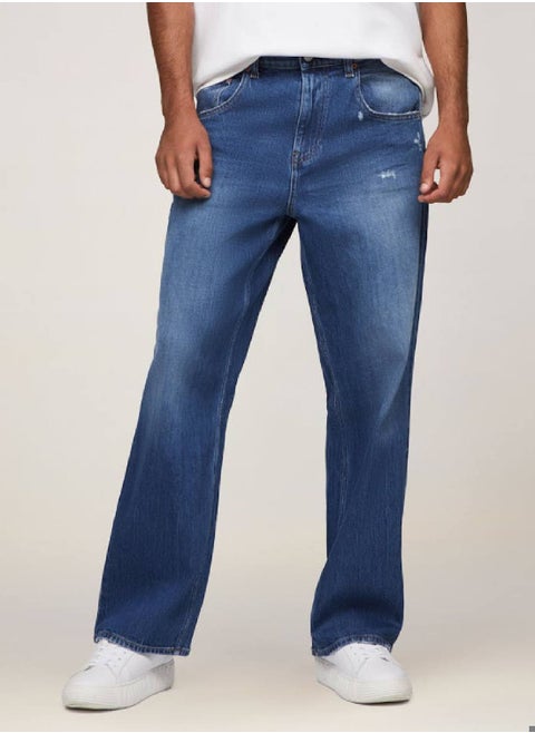 Men's Aiden Baggy Jeans - Cotton, Blue