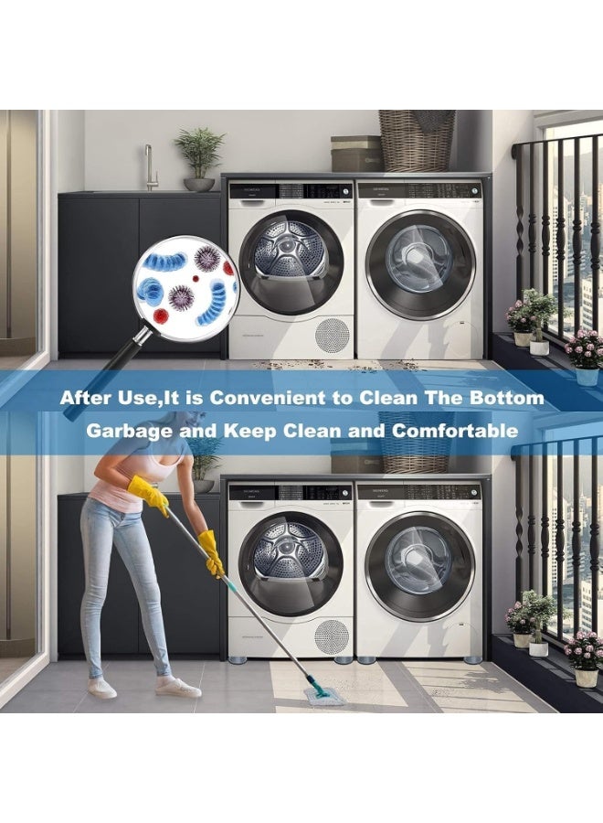 Happy Home Set of 4 Heavy Duty Rubber Anti-Vibration Pads for Washer and Dryer - Stabilizing Feet to Prevent Slipping, Vibration and Reduce Noise, Stable Support for Heavy Appliances and Prevent Floor Damage - Image 5