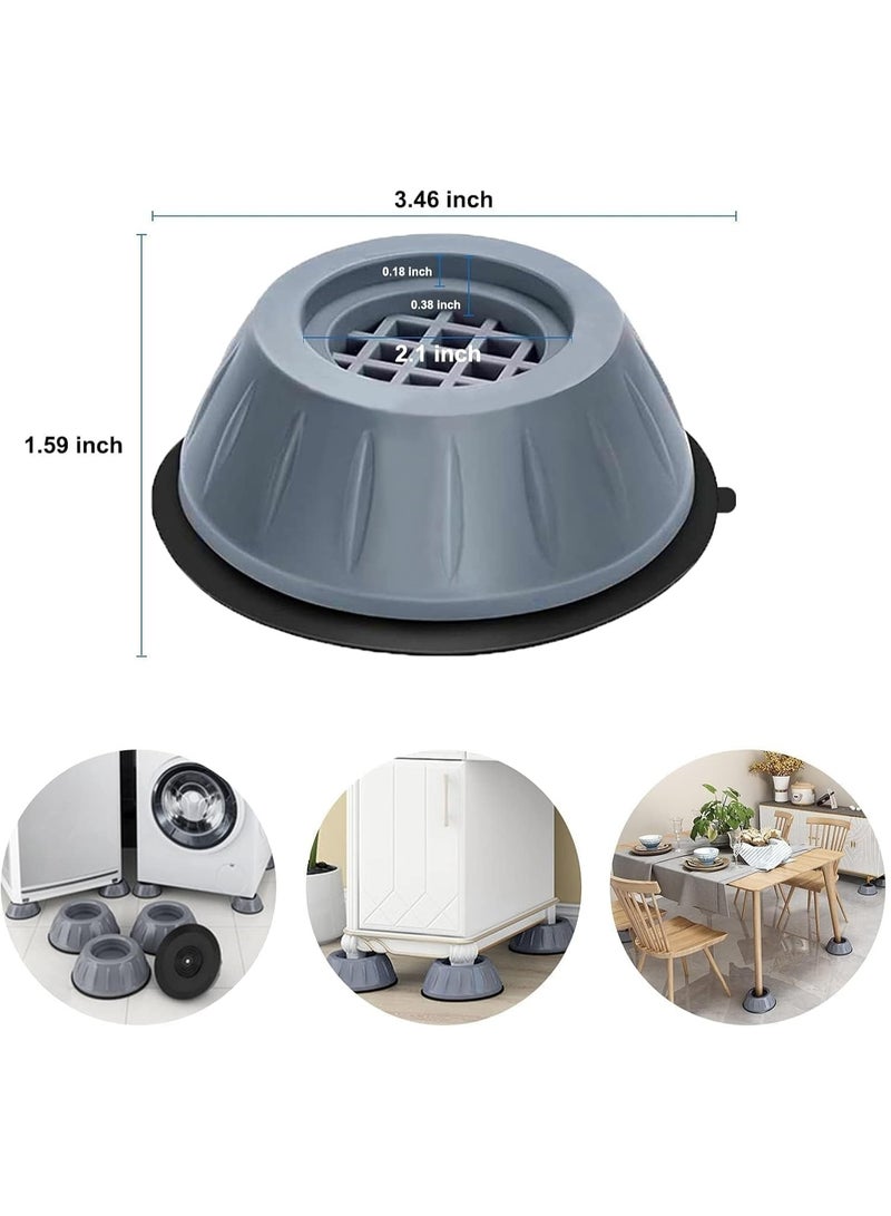 Happy Home Set of 4 Heavy Duty Rubber Anti-Vibration Pads for Washer and Dryer - Stabilizing Feet to Prevent Slipping, Vibration and Reduce Noise, Stable Support for Heavy Appliances and Prevent Floor Damage - Image 3