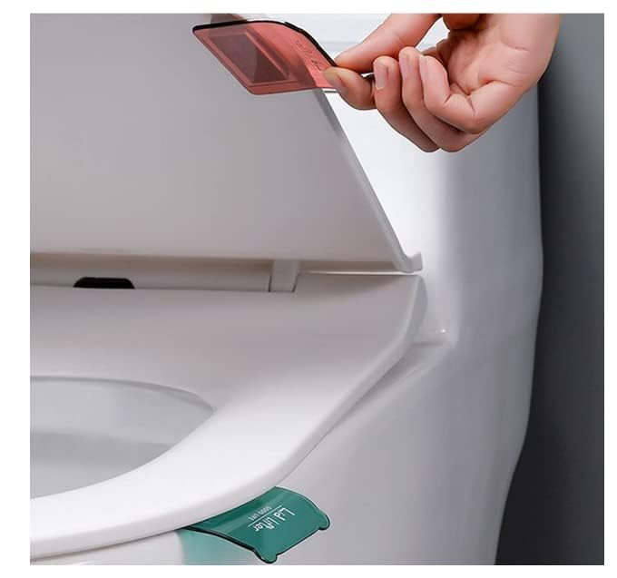 JAHAAN Pack of 2 Toilet Seat Handle Lifter Toilet Seat Handles Toilet Lid Decals Avoid in Direct Contact with the Toilet Multicolor - Image 4