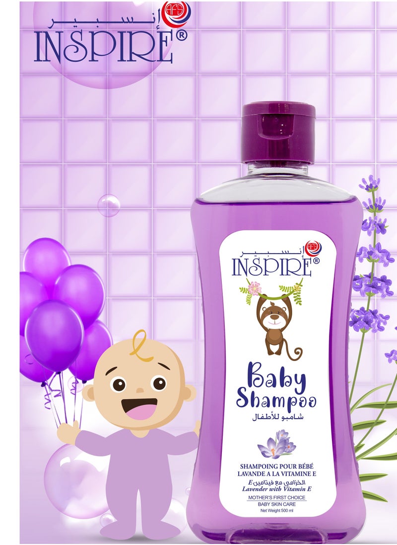 Inspire شامبو لافندر إنسباير للأطفال 500 مل  - Image 2