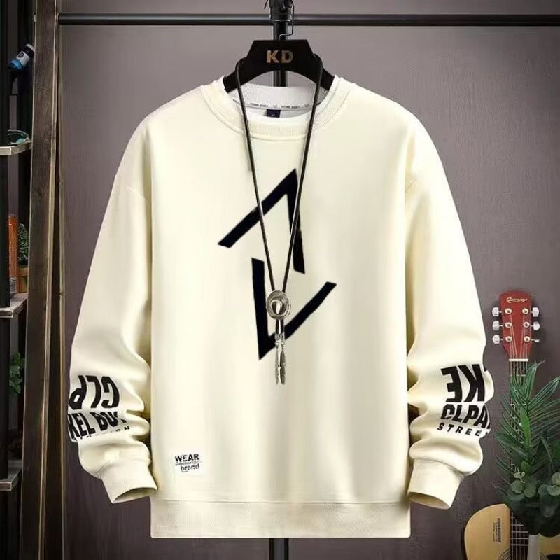 Mens Sweatshirt 2025 Spring New Trendy Round Neck Long Sleeve 3D Printed Mens Sweatshirt FHY-W446700