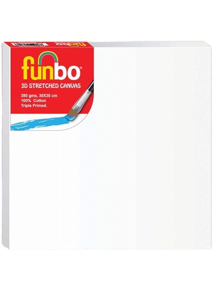 Funbo 3D Stretched Canvas 30×30 300 gms - Image 1