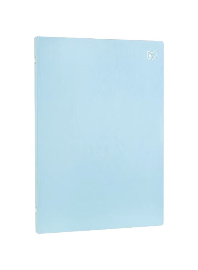 King Jim B5 Buckle Ring Loose-Leaf Spiral Notebook, Student Notebook, Wj Series Large Capacity Loose-Leaf Notebook, Glacier Blue, 476Tte-Gsbn04 - Image 1