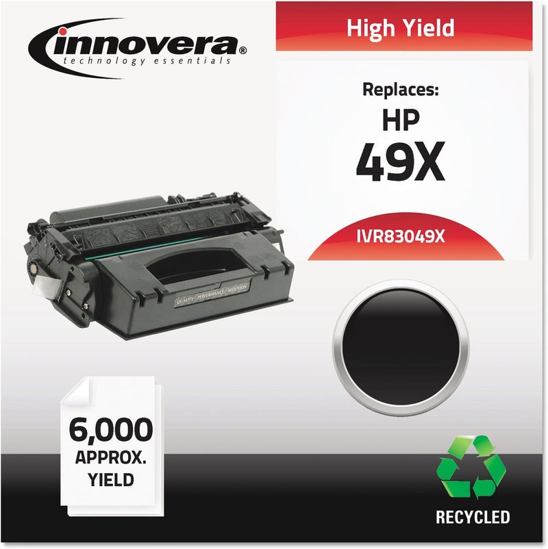 Innovera Remanufactured Toner CartridgeReplacement for Q5949X 49X Black - Image 1