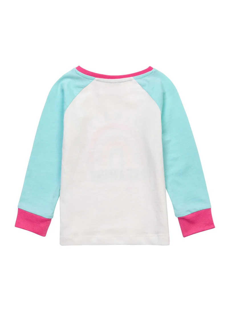 MINOTI Kids Girls 3-Pack Pyjama Set with Fun Allover Print