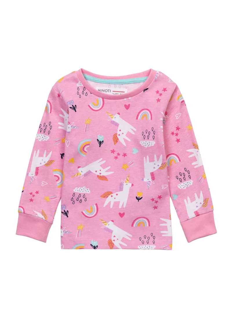 MINOTI Kids Girls Three Pack Summer Pyjama Set