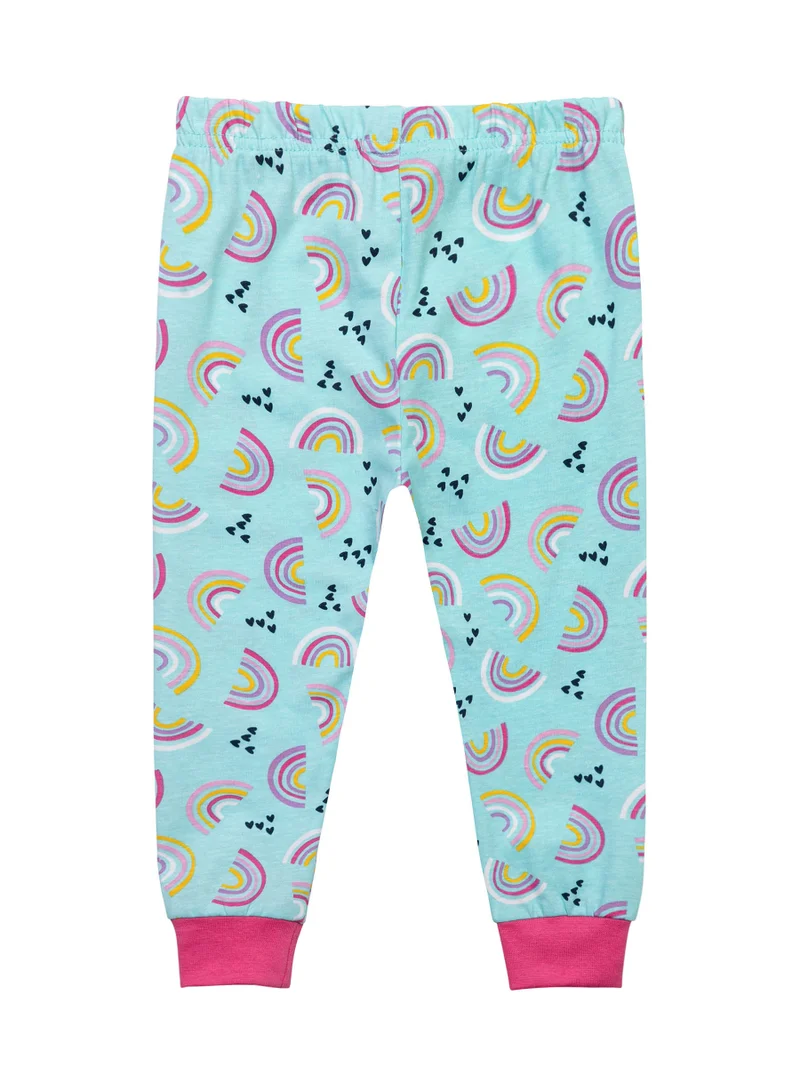 MINOTI Kids Girls 3-Pack Pyjama Set with Fun Allover Print