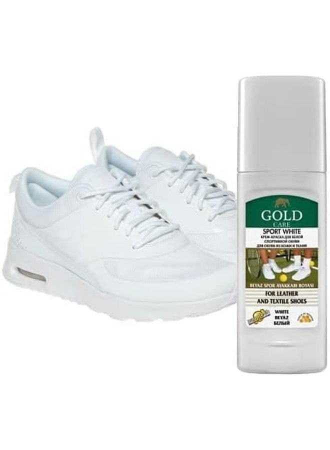 Gold Care Turkey Shoe Cleaner White 75ml New - Image 3