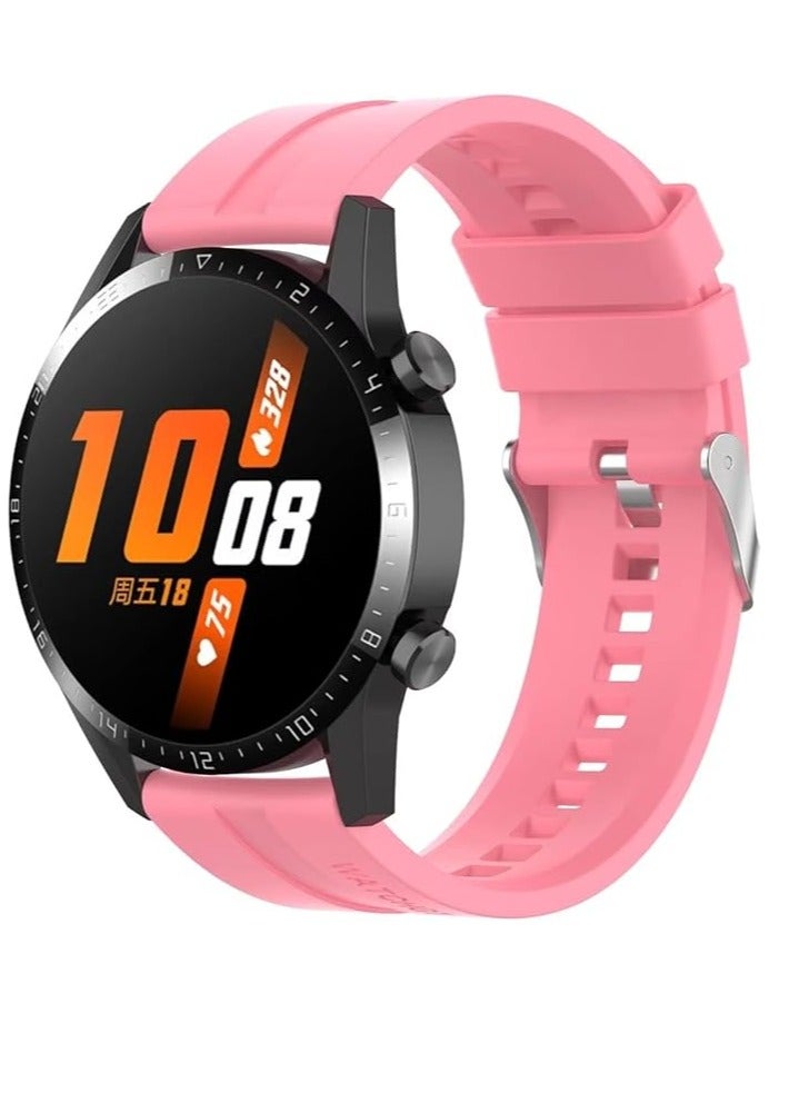 22mm Silicone Strap For Huawei Watch GT4 46mm | GT5 Pro 46mm | GT5 46mm | GT3 46mm | GT2 46mm | GT2 Pro | Watch 4/4 Pro | Watch 3/3 Pro | GT3 SE | GT3 Pro | GT Runner