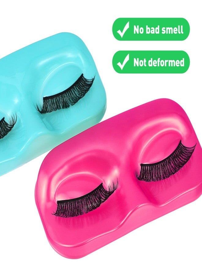 Beaupretty 12pcs False Eyelash Storage Trays Premium Eyelash Holders Fake Lashes Reusable Lash Trays Compact Eyelash Organizers Lash Technicians - Image 2