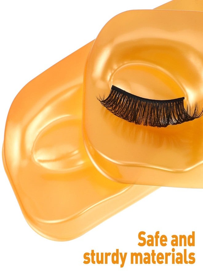 Beaupretty 12pcs False Eyelash Storage Trays Premium Eyelash Holders Fake Lashes Reusable Lash Trays Compact Eyelash Organizers Lash Technicians - Image 5