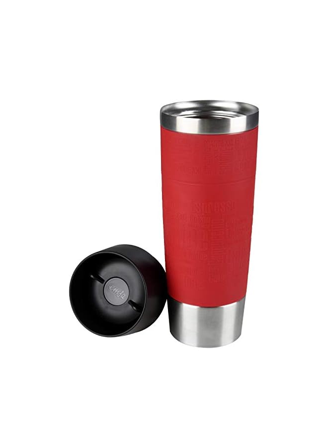 emsa Mug Grand  Premium High Performance German Engineered Thermos Vacuum Flask Tumbler 0.50L Red - Image 3