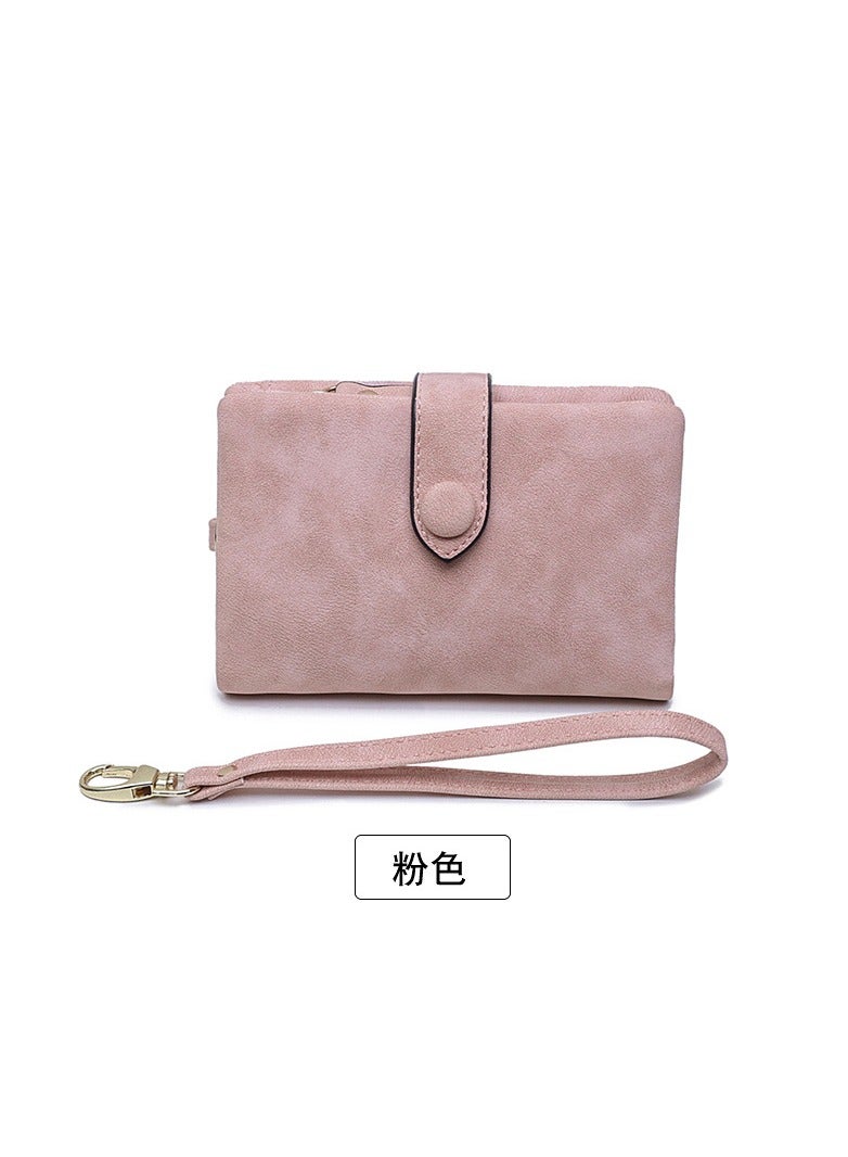KUYING New Triple Fold Multi Card Frosted Wallet 