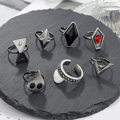 VNYIGDJS Hu Tao Rings Anime Hu Tao Cosplay Bracelet Rings Set, Adjustable Accessories - Image 3